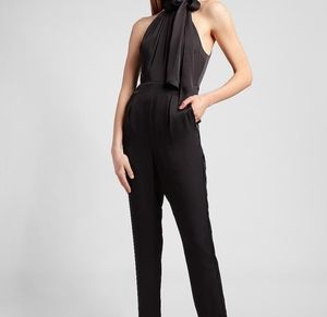 Express Tie Neck Halter Jumpsuit  70